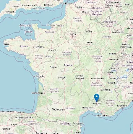 Carte plan large - localisation du FIC Orange