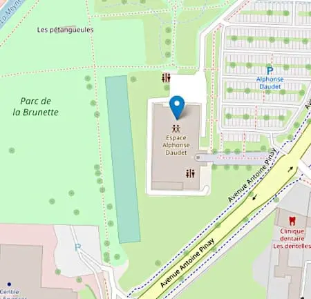 Carte plan local - localisation du FIC Orange